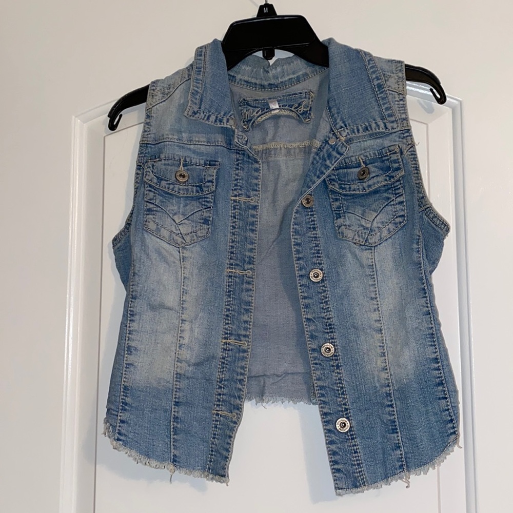 Women’s denim vest
